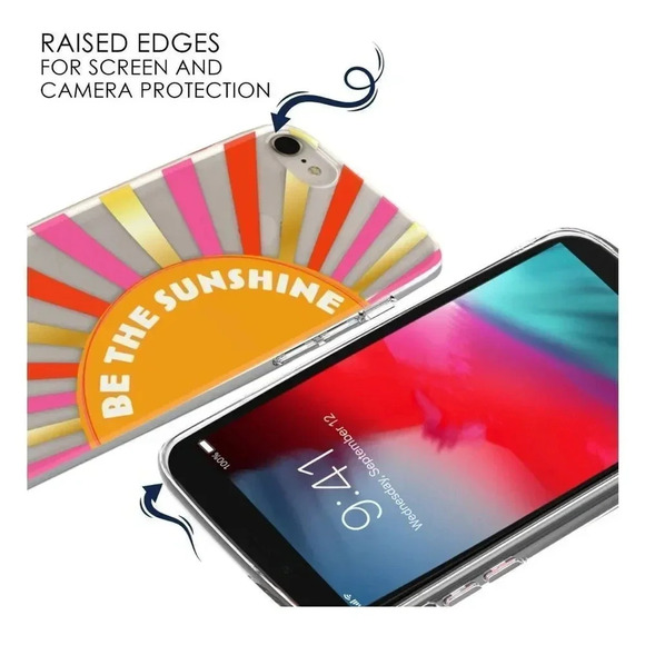 PACKED PARTY BARBIE “BE THE SUNSHINE” IPHONE CASE 6,7,8 and SE 10FT DROP PROTECT - Picture 7 of 16